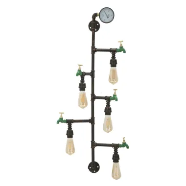 LAMPKA ŚCIENNA MANHATTAN 5 ŚWIATEŁ 50x30x105 cm